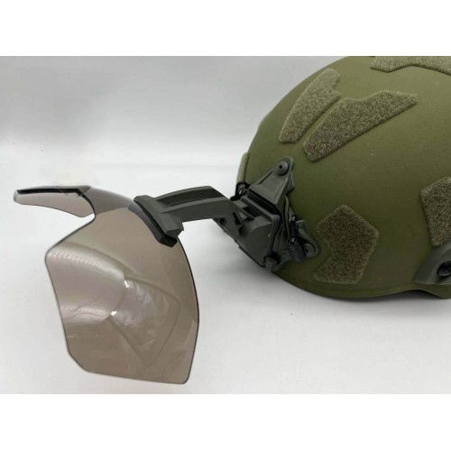 Откидные флип очки с кронштейном на шрауд для тактического шлема в Великом Новгороде